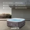 Test Arebos Spa Gonflable 2400W : un grand jacuzzi pas parfait mais franchement correct pour le prix