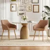 Test Goeurvant Lot de 6 Chaises Orange : des chaises confortables qui misent surtout sur le style