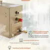 Test CGOLDENWALL 10.5KW : un générateur de vapeur costaud mais qui demande un peu d’huile de coude