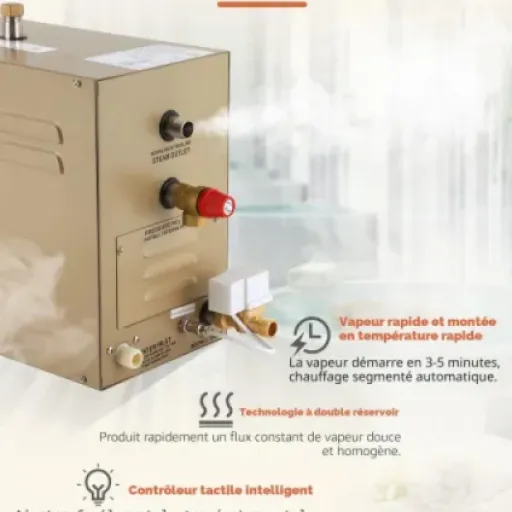 Test CGOLDENWALL 10.5KW : un générateur de vapeur costaud mais qui demande un peu d’huile de coude