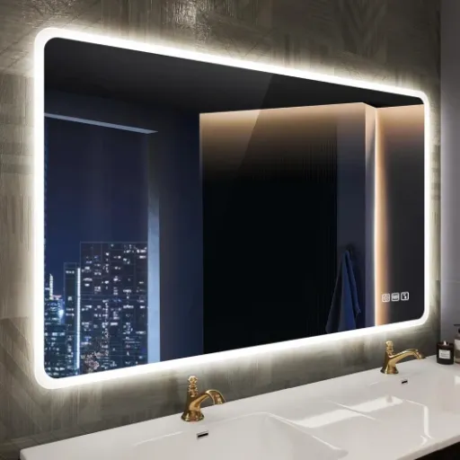 Avis STARLEAD Miroir Salle de Bain LED 100x70 : un miroir complet avec lumière, anti-buée et Bluetooth
