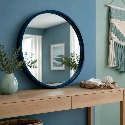 Miroir décoratif : agrandir, éclairer et rythmer un mur selon où on le place