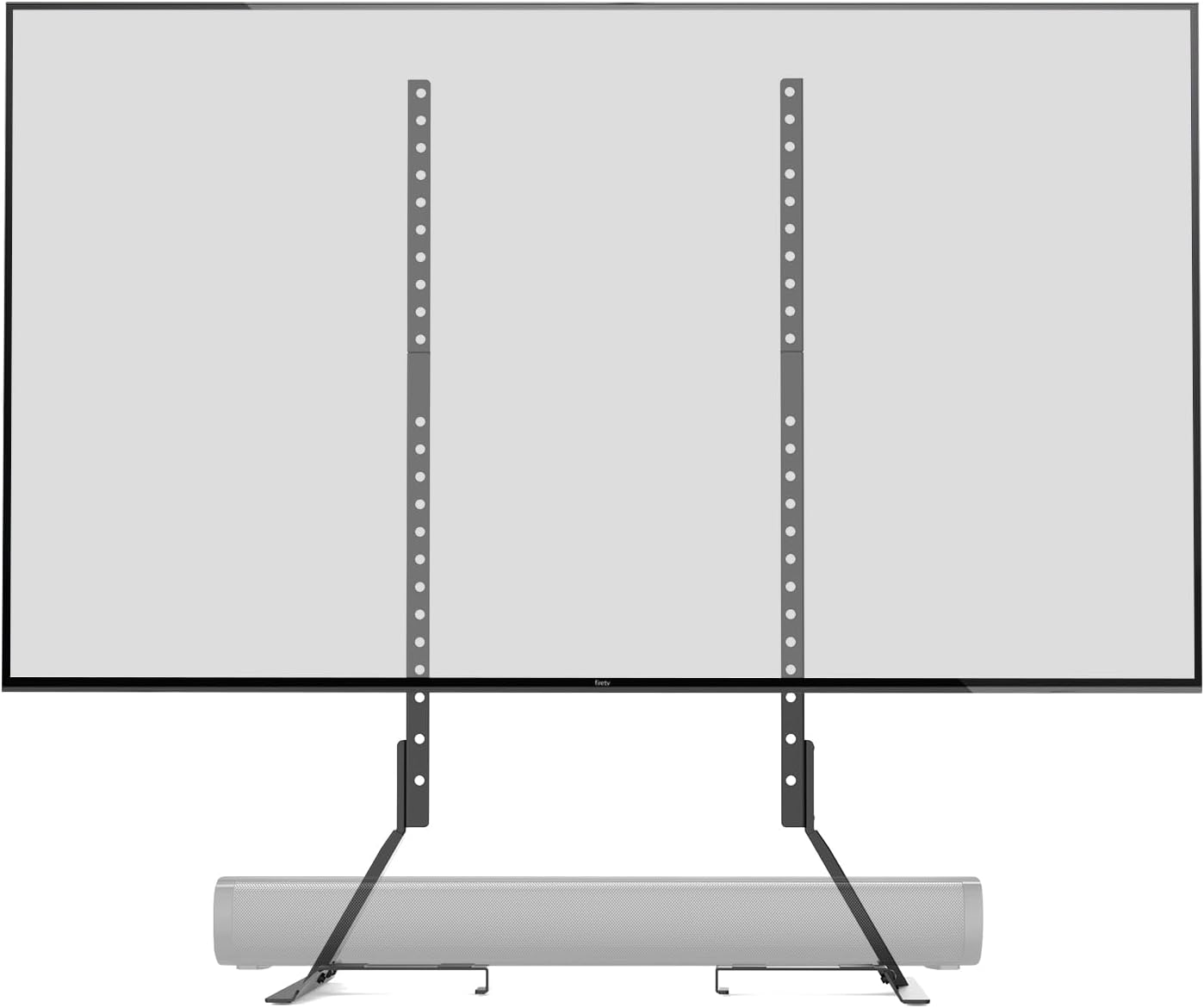 Support TV universel pour téléviseurs LCD/LED/Plasma de 22" à 77" réglable en hauteur, compatible avec barres de son, supporte jusqu'à 36 kg et VESA 800 x 400 mm max, noir