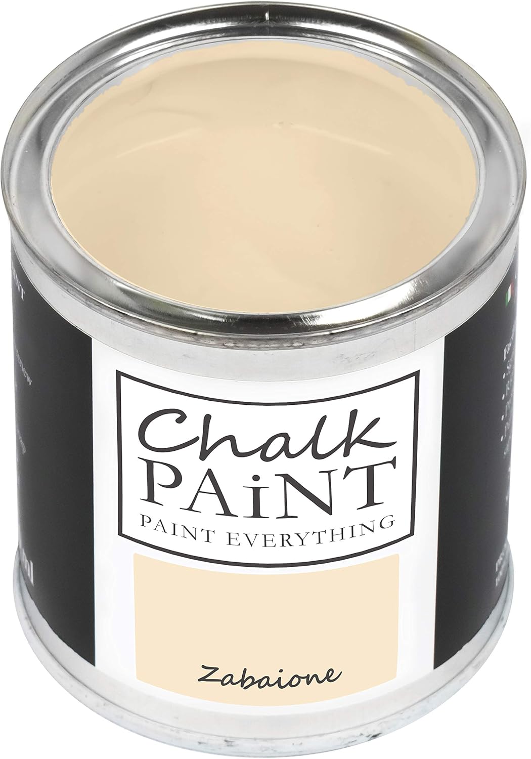 Chalk Paint Everything® Zabaione - Sans poncer colore facilement tous les matériaux (250 ml) Produit professionnel 250 ml (Lot de 1) Zabaione