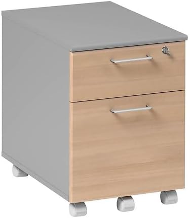 Gautier office Caisson Mobile hêtre ambré 2 tiroirs - Jazz