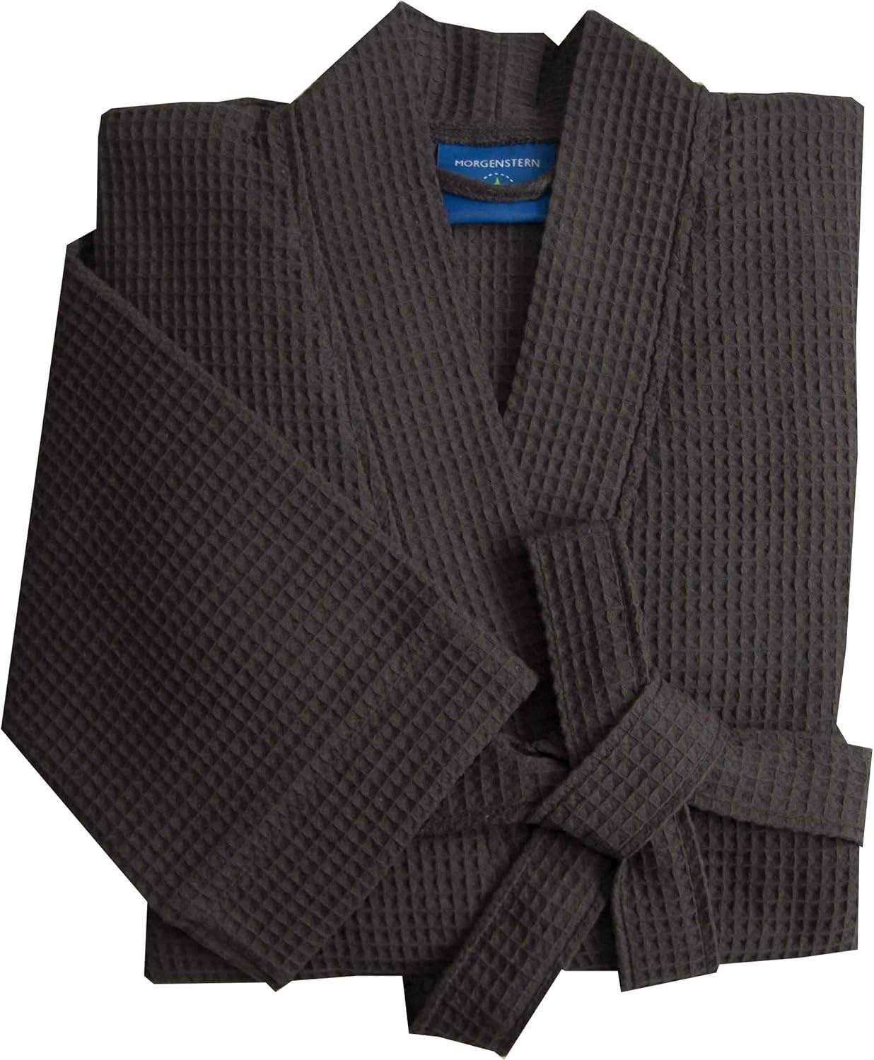 Peignoir Homme Léger Nid D'Abeille 100% Coton M Gris