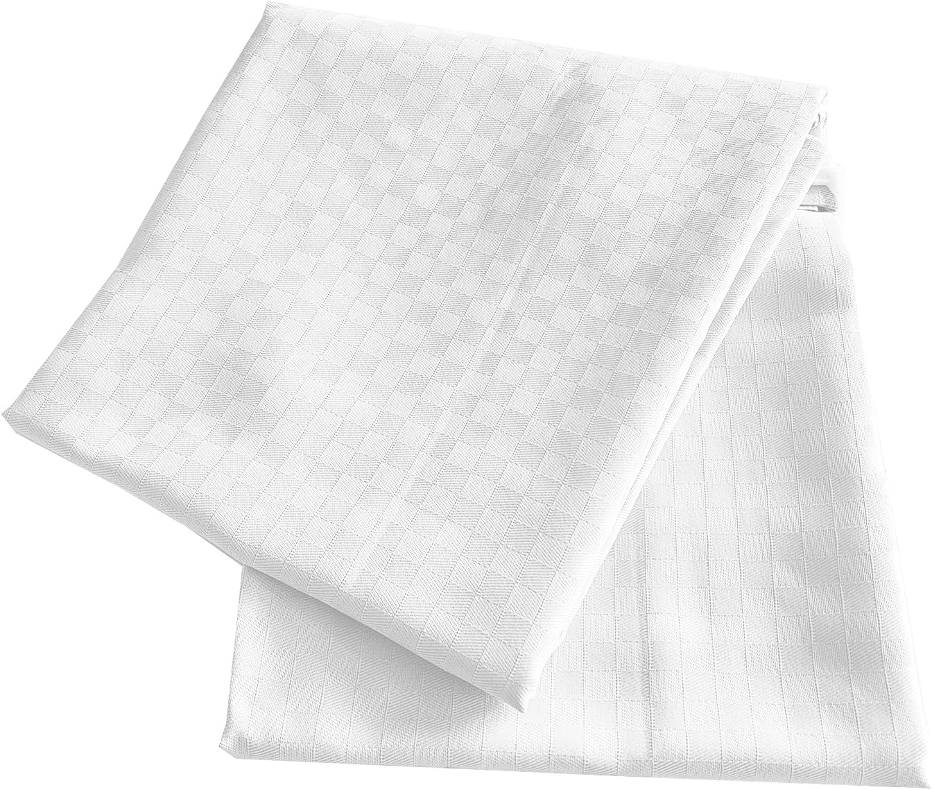 Puraluna Nappe anti-taches - Pas de repassage - Fabriqué en Italie (140 x 240   cm, Blanc)