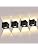 4 Pack Applique Murale Interieur/Exterieur Avec Angle de Faisceau Réglable 12W Appliques Murales LED 3000K Blanc Chaud NoireApplique Extérieur Etanche IP65