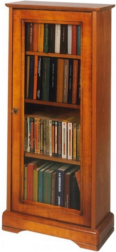 ACTUAL DIFFUSION 6705PE Alsace Vitrine avec Porte Bois 22 x 49 x 105,5 cm