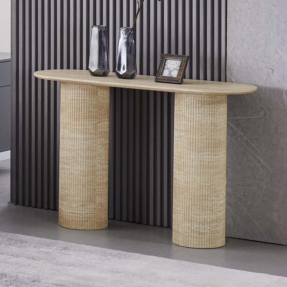 Milton & Oldbrook Table Console 120 cm Geneva Look Travertin