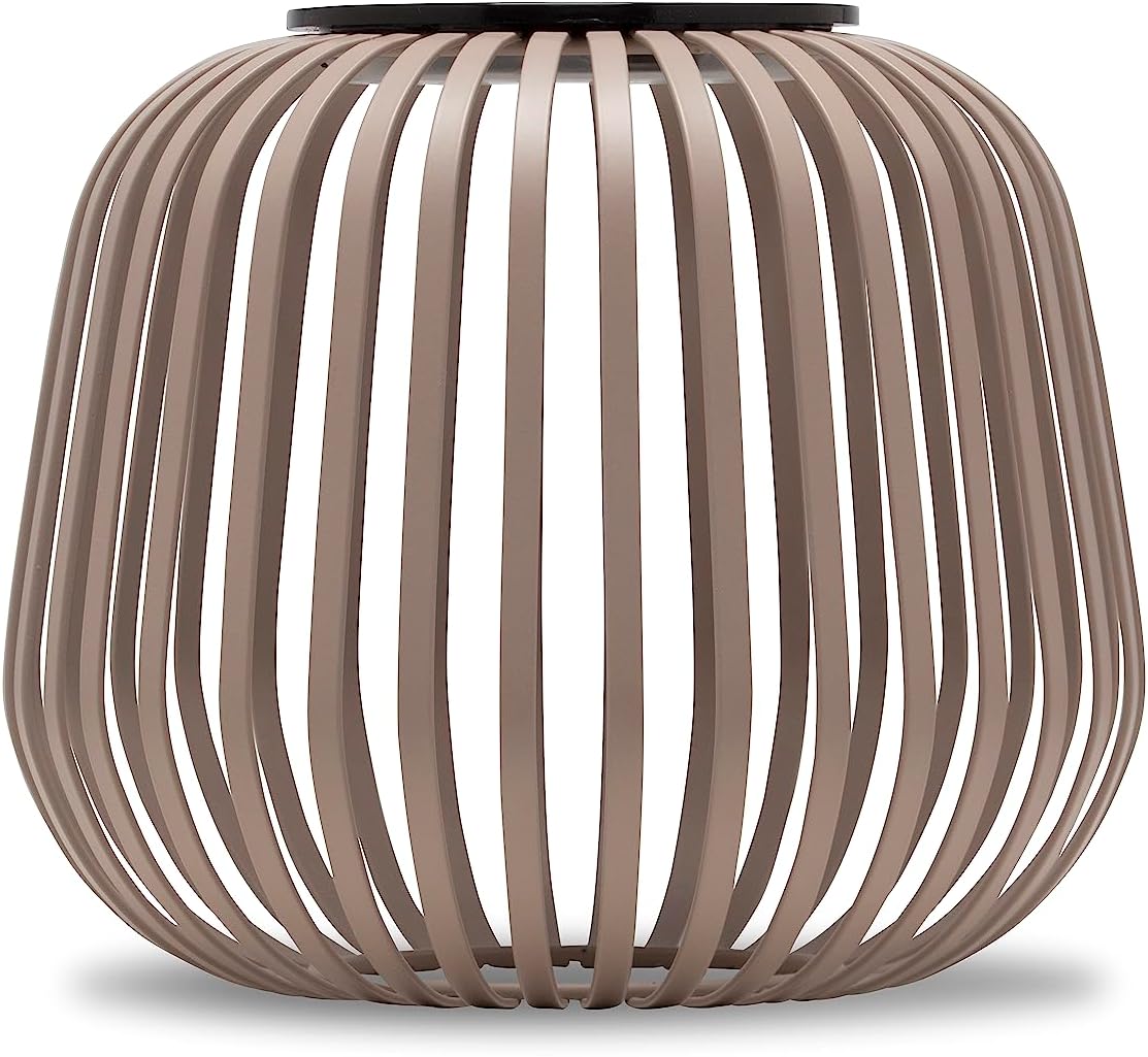Lampe solaire sans fil tactile, design moderne, luminaire de balcon LED, déco minimaliste, utilisation extérieur, étanche IP44, Marron Nomade