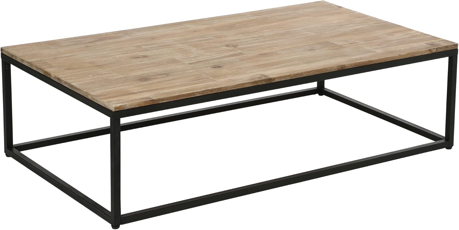 Atmosphera - Table Basse Edena - métal & Bois d'acacia