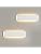Applique Murale Interieur,Applique Murale 24W 3000K,2 Pack Applique Murale Chambre Blanc,Applique murale interieur design Up Down Aluminium pour Porche Couloir Cour Chambre Salon【2 Pack Blanc】
