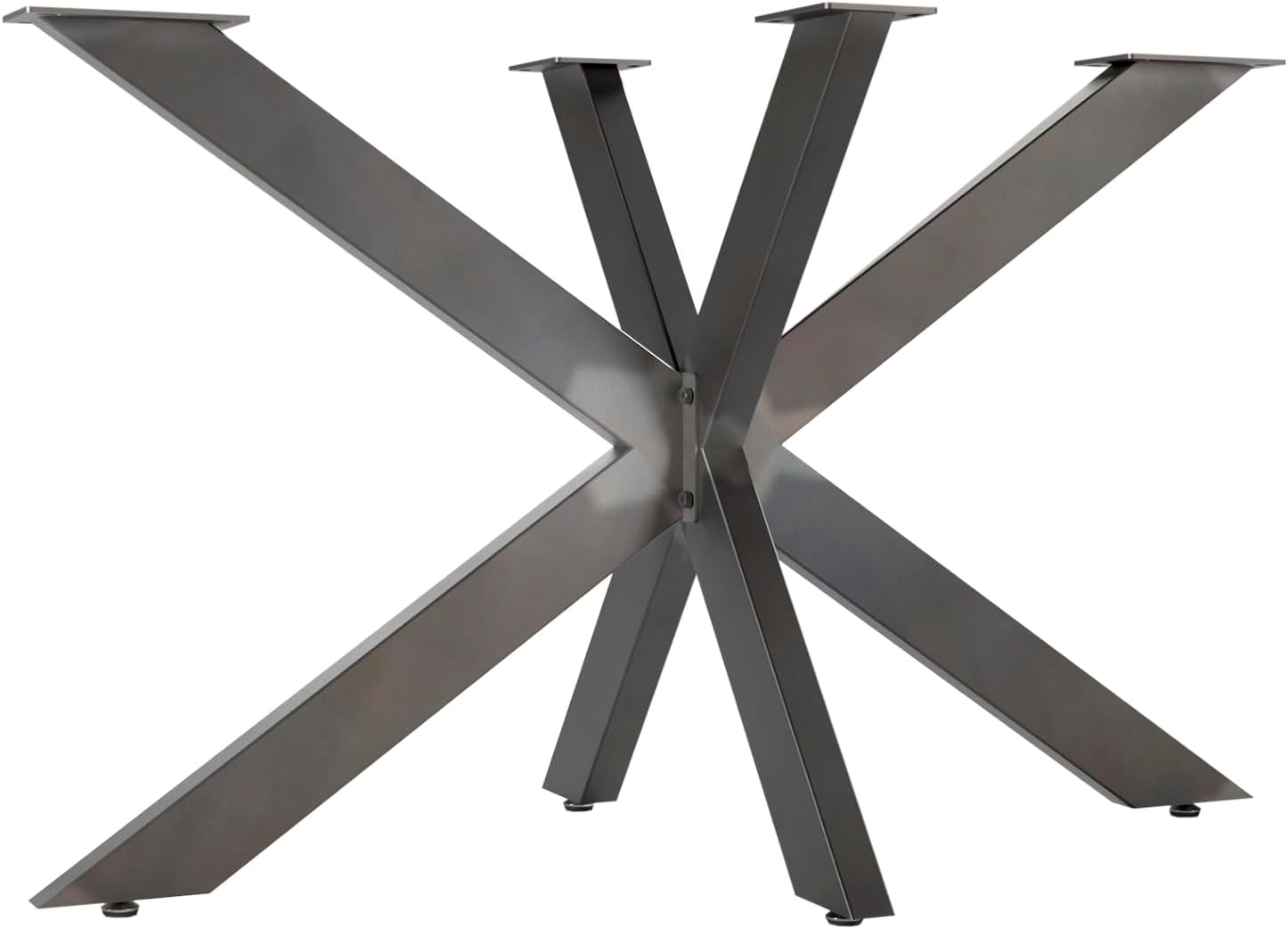 SOTECH Châssis de table SPIDER/Pieds de table en acier lourd à l'aspect vintage/Montage facile/Patins de table pour les projets de bricolage Tables de salle à manger 710 x 1200 x 680 mm