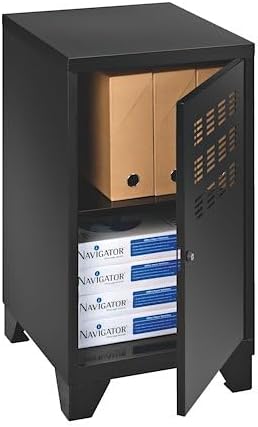 Pierre Henry Casier de Bureau métal Couleur Noir