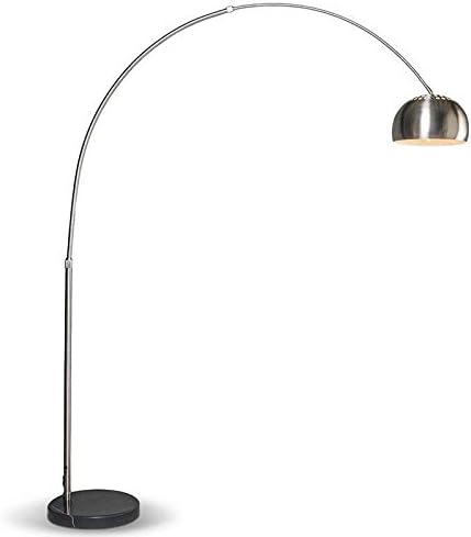 Qazqa Booglamp XXL - Lampe arquée - 1 lumière - H 2200 mm - Acier - Moderne - éclairage intérieur - Salon