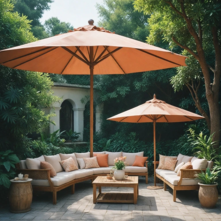 L'élégance des parasols déportés pour votre espace extérieur