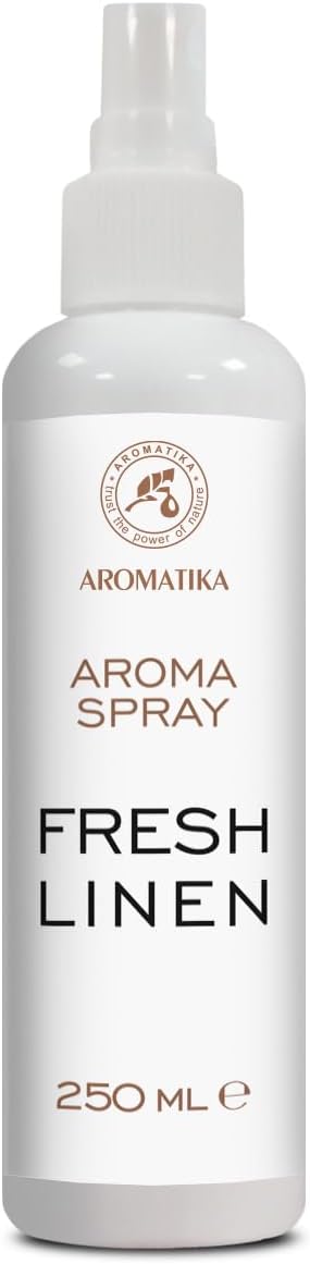 Aroma Spray Linge Frais 250ml - Brume d'Ambiance - Brume Parfumée - Maison Spray d'Intérieur - Spray d'Ambiance - Parfum de Linge - Aromatisation de l'air - Aromathérapie