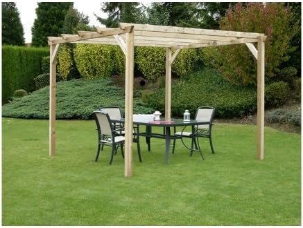 M231556 Ancolie Pergola en Bois 3 x 3 m