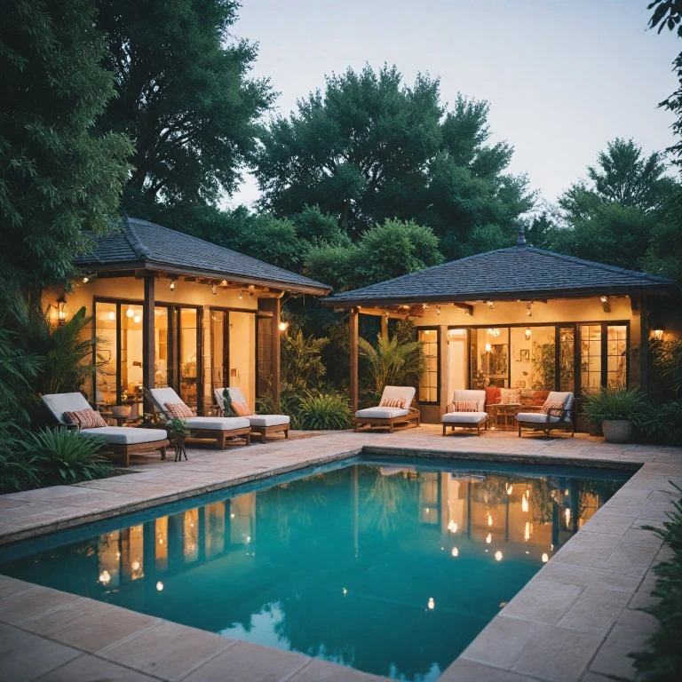 Les secrets des piscines enterrées : un oasis de design dans votre jardin