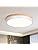 LED Plafonnier, Blanc Plafonniers en Bois, 40cm Moderne Ronds Plafonniers, 36W Luminaire Plafonnier pour Salon Chambre Cuisine Couloir Salle à manger 4000K