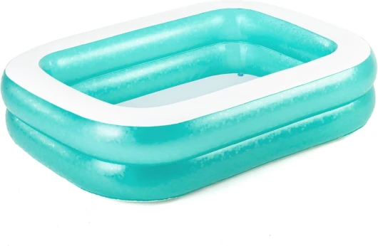 54005 Piscine gonflable familiale translucide 200x146x48 cm- Vert