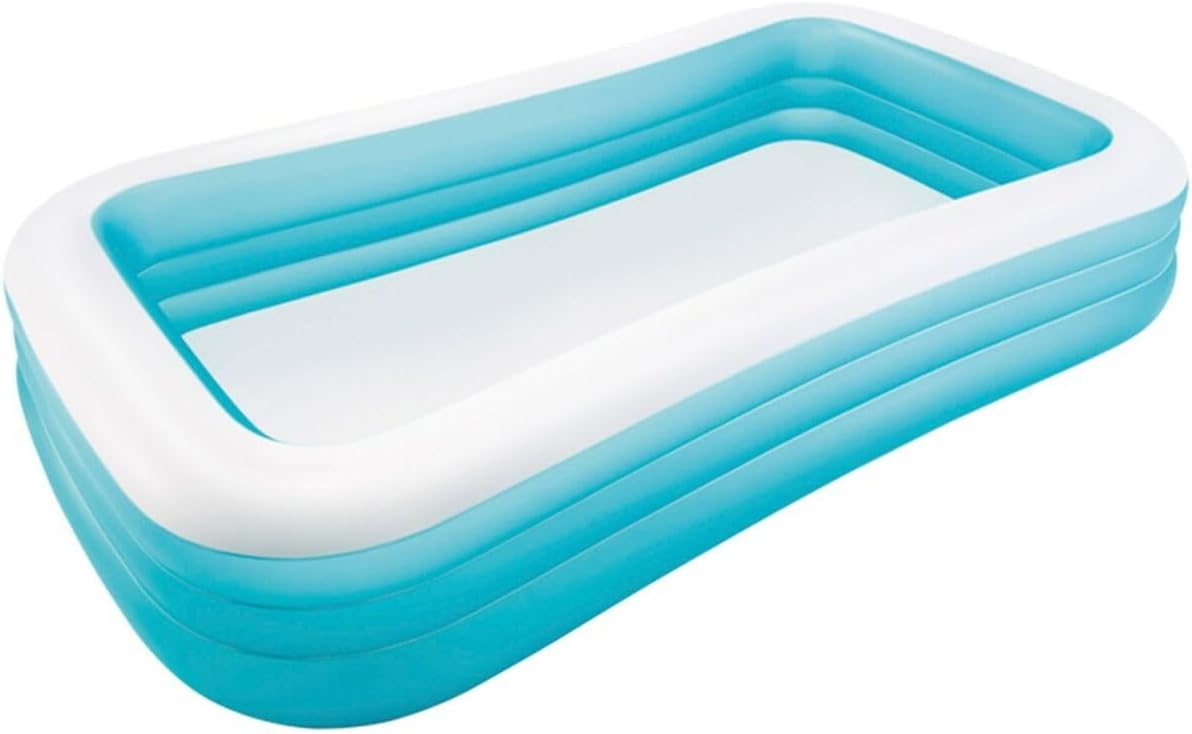 Intex - 58484NP - Piscine Rectangulaire Givrée - Coloris Bleu, 305x183x56 cm