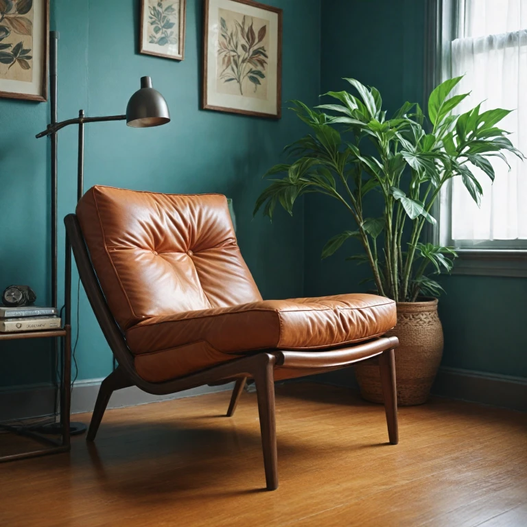 L'élégance intemporelle du fauteuil design en cuir