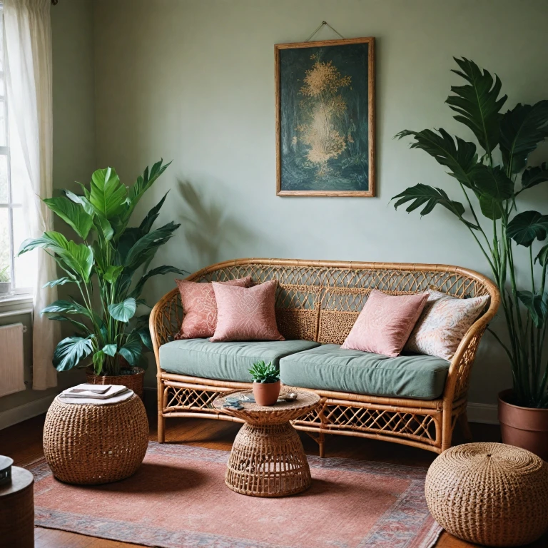 L'élégance intemporelle du canapé en rotin pour votre intérieur