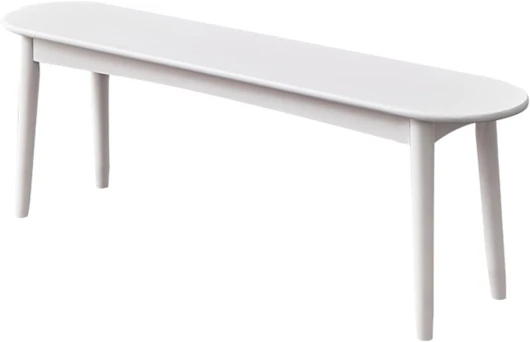 Banc de Salle à Manger en Bois de chêne Massif – Banc d'entrée Moderne avec Coins arrondis pour Chambre à Coucher, Salle à Manger, Cuisine – Assemblage Facile