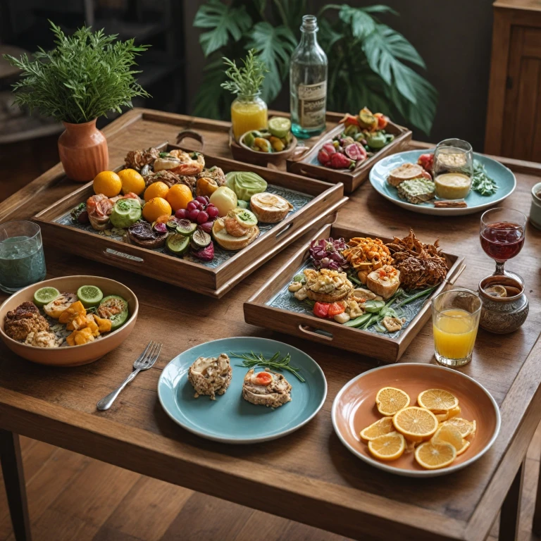 L'art des plateaux de service en design mobilier