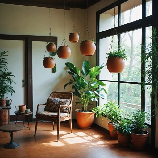 L'élégance des pots suspendus dans le design d'intérieur