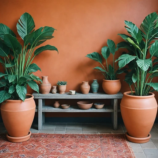 L'art des pots en terre cuite dans le design mobilier