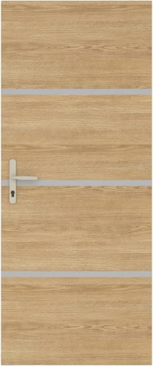 Nordlinger Kit de rénovation de porte Décor Chêne Naturel 890510 4 feuilles de placage 85 x 50 cm & 3 profils 85 x 2 cm