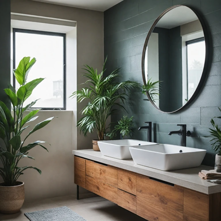 Optimisez votre espace avec un meuble de salle de bain de 140 cm à double vasque