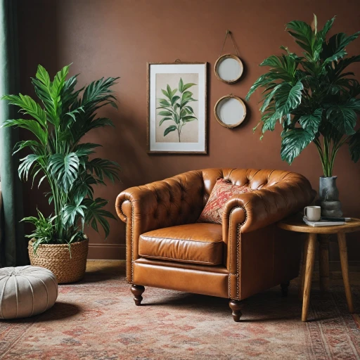 L'élégance intemporelle du fauteuil Chesterfield en cuir
