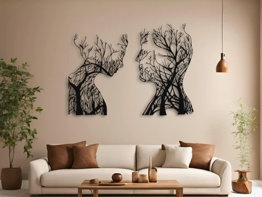 Décoration murale en bois arbre de vie - Décoration murale - Décoration murale en bois - Décoration murale - Décoration murale - 3D - Décoration moderne - Pour la maison, le bureau, la chambre