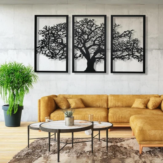 Décoration murale en bois arbre de vie - Décoration murale - Décoration murale en bois - Décoration murale - Décoration murale - 3D - Décoration moderne - Pour la maison, le bureau, la chambre