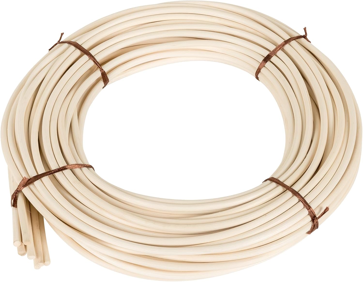 Rouleau de rotin naturel 250 g/rouleau de 5 mm, canne de réparation pour chaise en osier, panier en osier et projets de bricolage 5 Mm 250g