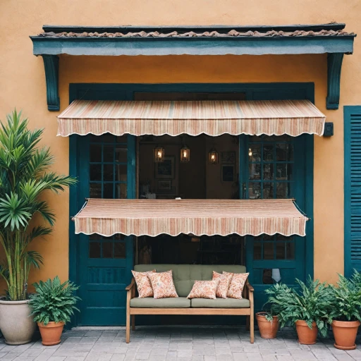 L'art des stores bannes dans le design de mobilier