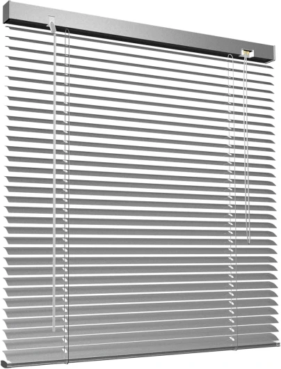 Store vénitien en Aluminium pour fenêtres et Portes - sans pré-perçage, Clips de Serrage Inclus - 70 x 130 cm Argent Argent 70 x 130 cm (L x H)