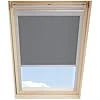 Store Occultant Compatible avec VELUX C02, Gris Gris 37l x 53L cm