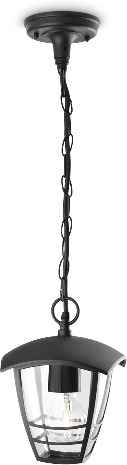 Lampe suspendue d'extérieur MyGarden Outdoor Creek de Philips (nécessite 1 ampoule E27 de 60 W) - Noir Noir Suspension
