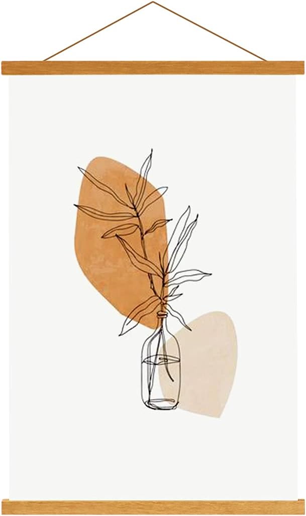 Lanpn A1 Cadre Poster Magnétique 61 CM, 60x90 61x91.5 Cadre Photo Aimanté en Bois Naturel pour Affiche Cadre Magnétique Cadre d'affiche Cadre Suspendu Porte-affiches (61cm, Teck) Teck (61cm, 1 Paquets)