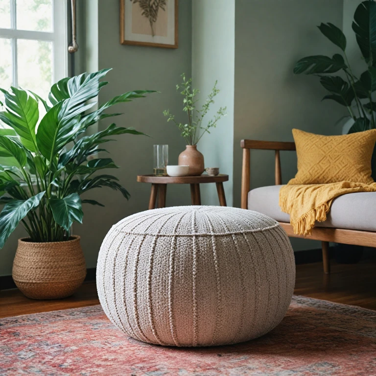 L'élégance des poufs de luxe dans le design d'intérieur
