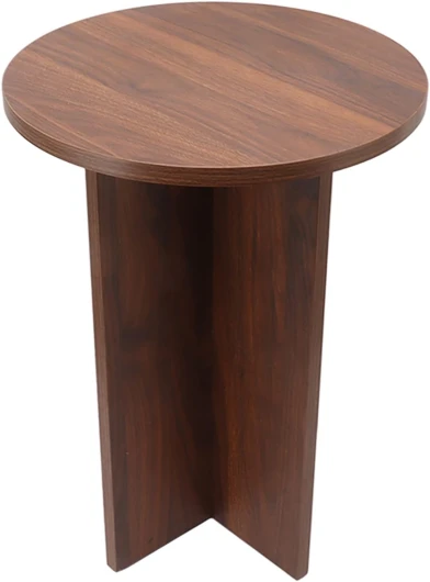 Petite Table à thé en Bois Massif Petite Table Ronde Ancienne thé coloré en Bois Table Basse à thé pour Salon Chambre