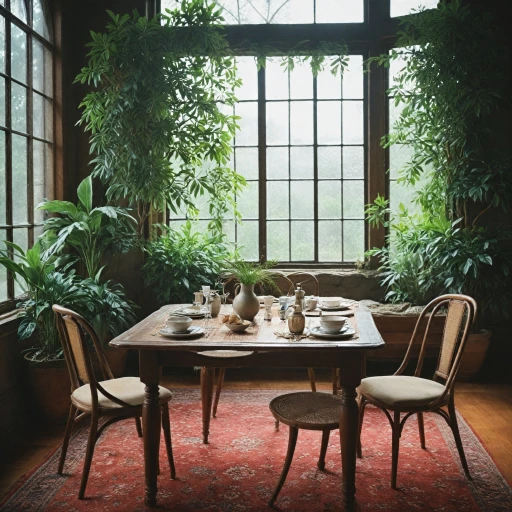L'élégance intemporelle des tables en verre