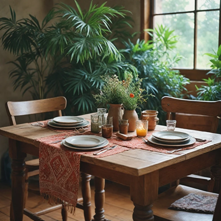 L'attrait intemporel de la table rustique en bois
