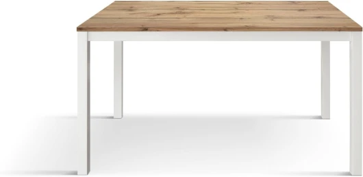 KONTE.DESIGN Ravenna Table, Bois Métal, Chêne Rustique, Unica