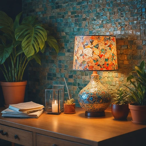 Éclat et originalité : la lampe en mosaïque